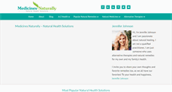 Desktop Screenshot of medicinesnaturally.com