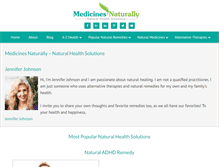 Tablet Screenshot of medicinesnaturally.com